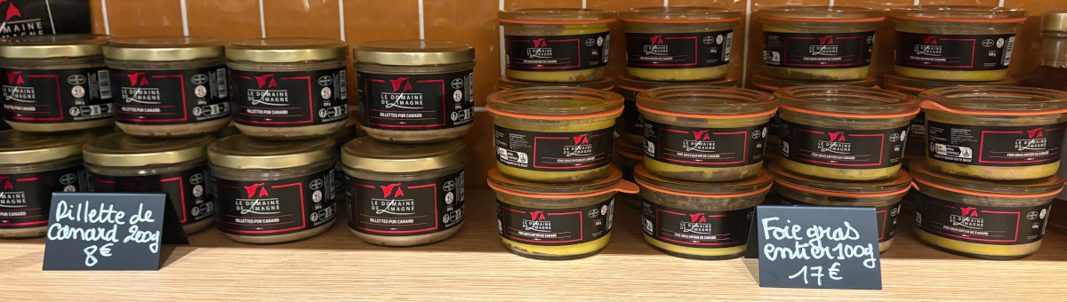 Foie gras entier et rillette de canard